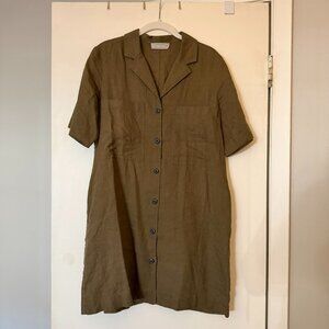 Everlane Button Up Dress S
